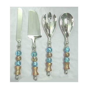 Ensemble de couverts plaqué argent Vaisselle créative simple en acier inoxydable Vaisselle personnalisable pour cadeau d'occasion - Product Image 2