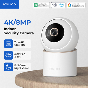 กล้องวงจรปิดอัจฉริยะ IMILAB ระดับพรีเมียม ความละเอียด 4K 8MP กล้องรักษาความปลอดภัยภายในอาคาร 360 องศา °   ระบบแพน-ทิลต์ AI ตรวจจับเสียงร้องของเด็ก/คน/ตรวจจับไฟและควัน - Product Image 1