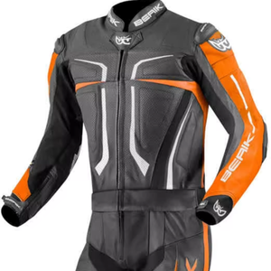 Para Hombre Zakura Evo Moto Racing Piel de Vaca/Mono de Cuero Canguro/Traje CE Nivel 2 Auto Racing Wear Perforado 1Pc Traje de Moto - Product Image 1