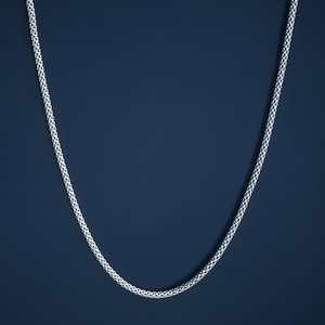 92.5 Silver Unisex <b>Necklace</b> <b>Chain</b> 183214 for Gift Occasions - Product Image 3