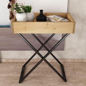 Rio in legno massello colore naturale 50x30 vassoio tavolino CPT2008-50