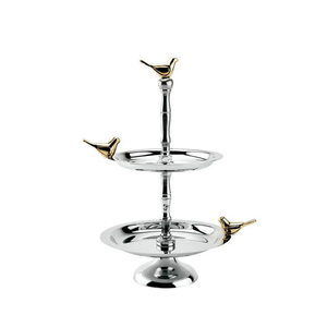 Premium Quality Top Trending 2025 Best Quality 3 <b>tier</b> Gold Stainless steel Metal Cupcake & Fruit <b>Cake</b> <b>Stand</b> for Dessert & Partie - Product Image 5