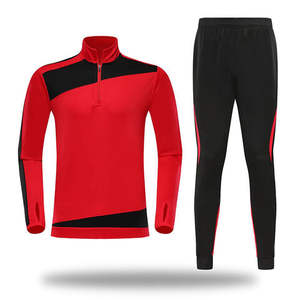 Customized Men's Training Sets Benefit Running Fitness Clothing in Soccer Sport 100% Breathable Cotton Polyester <b>Fabric</b> - Product Image 1
