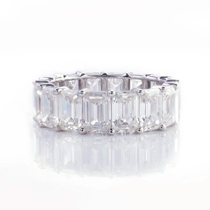 925 argent Sterling taille réglable Hip Hop coupe Halo bague de fiançailles de mariage bijoux fins femmes IGI certifié Moissanite anneaux - Product Image 2