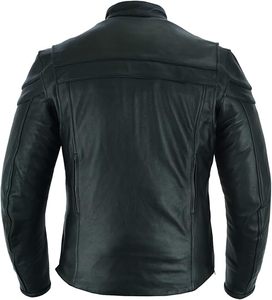 Blouson aviateur en cuir pour homme, cuir de qualité supérieure, avec évents, logo personnalisé sur le devant, style formel printemps - Product Image 4