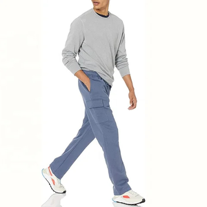 Pantalones Deportivos de Felpa para Hombre, Ligeros, Casuales, Transpirables, de Pierna Ancha, Holgados, Acampanados, de Alta Calidad, 2026 - Product Image 4