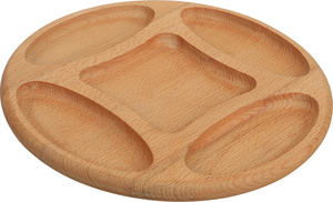 Meilleur plateau en bois à sections pour articles de sport, présentoir décoratif, service de collations et séchage de bonbons - Product Image 4