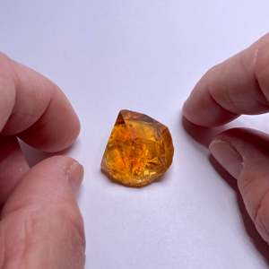 พลอยซิทรินบาฮีอาธรรมชาติทรงมาร์คีส์  ผ่านการอบความร้อน คุณภาพสูง สำหรับทำเครื่องประดับ - Product Image 1