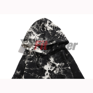 Sudadera con Capucha Tie Dye Vintage para Hombre, Diseño Personalizado, Secado Rápido, Transpirable, Ecológica, Estilo Urbano, Logotipo en Relieve, Color Sólido, Talla XS de Invierno - Product Image 3