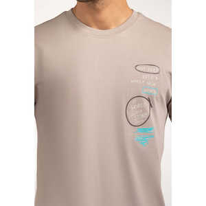 Camiseta Oversize de Corte Regular MN-TS-SS25-044, 280 Gramos, Jersey con Patrón Comprimido, Impresión Gráfica Disponible, Métodos de Impresión DTG y Serigrafía - Product Image 4