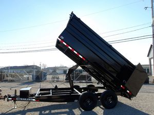2026 High Standard Heavy Duty Gear Dump Farm <b>Trailer</b> Hydraulic Tilt 7x12 7x14 6x12 6x14 High Safety 3-Year Warranty - Product Image 6
