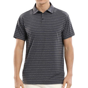 Logo personnalisé pour hommes 100% polyester pour polos haute qualité à manches courtes style décontracté design uni solide en gros tricoté - Product Image 1