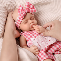 Poupée bébé réaliste Babeside Lucy de 16 pouces, en silicone platine, poupée reborn, expédition rapide