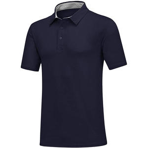 เสื้อยืดกอล์ฟผู้ชาย/ผู้หญิง 220gsm ผ้าฝ้าย 100% คุณภาพสูง ถักทออย่างดี ปรับแต่งได้ แขนสั้น ไม่หด ไม่ยับ สีพื้น - Product Image 1