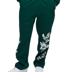 Ensemble de survêtement deux pièces de style streetwear pour homme avec imprimé graphique artistique, sweat-shirt décontracté et pantalon de jogging - Product Image 5