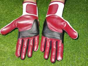 2025 gants de frappeur en cuir véritable personnalisés conception de manchette longue pour homme enfants jeunesse avec le Logo du fabricant pour le baseball et le softball - Product Image 3