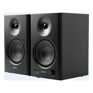 Coppia Casse Monitor STUDIO MR4 42W Haut-parleurs professionnels en plastique avec amplificateur intégré et connectivité USB en noir - Product Image 4