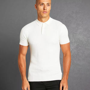 Polo de golf en piqué de coton, modèle personnalisé pour hommes, chemises polo vierges bon marché d'usine - Product Image 3