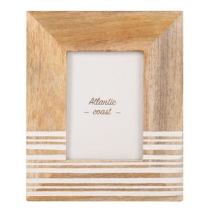 Marco de fotos decorativo de madera para decoración festiva del hogar, exhibición de recuerdos de temporada con estilo adaptable y expresión alegre - Product Image 4