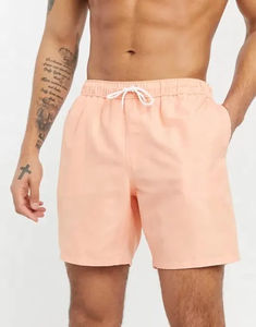 Pantalones cortos de malla atléticos personalizados para ropa deportiva Pantalones cortos de malla de entrenamiento Pantalones cortos de malla de tendencia superior con impresión de logotipo sólido informal - Product Image 2