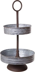 Soporte de exhibición de pastel de fruta, juego de acabado chapado en oro, soporte decorativo hecho a mano de lujo para servidor de tazas y pasteles al mejor precio, 3 unidades - Product Image 2