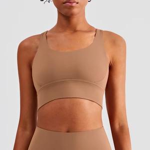 Top court d'été pour femmes en gros personnalisé, couleur unie, dos évidé, noué devant, décolleté, tee-shirt - Product Image 5