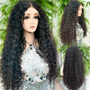 VENTE CHAUDE HD Lace Perruque Birmane Bouclée Perruque De Cheveux Bruts Bundles Et Fermeture Ou Frontale Prix De Gros - Product Image 4