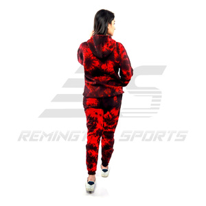 Vêtements de rue personnalisé sublimé meilleure qualité vêtements de sport couleur plein col rond manches longues survêtement pour les femmes Service OEM - Product Image 3