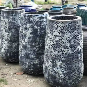 Pots de fleurs et jardinières en céramique vietnamienne faits à la main, artisanat de décoration de maison et de jardin de haute qualité - Product Image 1