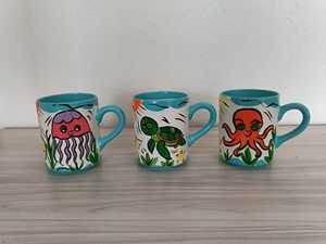 DAFNI <b>BIG</b> PAZAR Custom 3D Relief Ceramic Mug Handmade Hand Painted Cute Fruit Design Dishwasher Safe Gift Box - Product Image 2