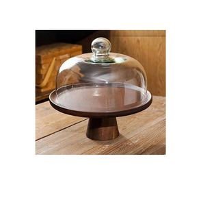 Plateau à gâteaux en bois personnalisé et exigeant avec une excellente qualité Les fêtes de vente les plus vendues ont utilisé un serveur à gâteaux - Product Image 1