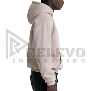 Sweat à capuche oversize unisexe en coton premium 420 g/m², à épaules tombantes, personnalisé, lourd, court, sans marque, pour hommes - Product Image 4