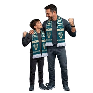 Écharpe en polyester personnalisée avec logo imprimé pour hommes, service OEM de haute qualité, technique d'impression de pointe, motif uni, pour adultes - Product Image 1