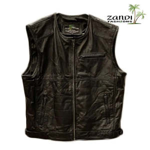 เสื้อโค้ทหนังแท้แฟชั่นอิตาลีสำหรับผู้ชาย ZF-FJ112 ไซส์ M - Product Image 1