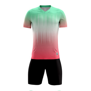 เสื้อเจอร์ซีย์ผ้าสปาร์กแบบพอดีตัวเสื้อทีมพิมพ์ลายตัวอักษรและตัวเลขเสื้อฟุตบอลระบายอากาศได้ดี - Product Image 2