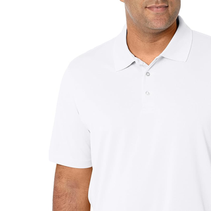 Polo de poliéster de alta calidad para hombre de moda Camiseta personalizada de manga corta para hombre Polo Estilo de verano con patrón sólido - Product Image 3