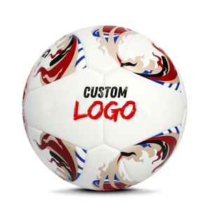 Custom 20-Panel Official Match Soccer <b>Ball</b> PU Leather, Thermal Bonded, Water-Resistant, Durable Air Retention & Precision Flight - Product Image 1