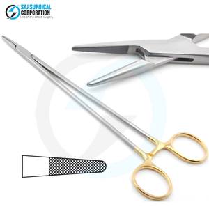 Steel Manual Debakey Needle <b>Holder</b> Precision Surgical Instrument for <b>Controlled</b> Needle Handling in Delicate Medical Procedures - Product Image 4