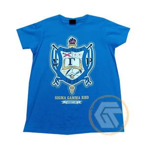 Camiseta Informal de la Hermandad Femenina Sigma Gamma Rho de GREEK TREASURES, 100% Algodón Jersey, Cuello Redondo, Media Manga, Verano - Product Image 5
