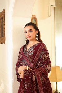 Collection haut de gamme 2025 de costumes de soirée en mousseline pour femmes, style indien et pakistanais, vêtements de haute qualité, salwar kameez pour femmes - Product Image 6