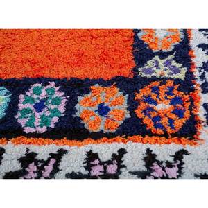 Nuray Classic 3D Geometric Wool Rug Red Orange Hand Knotted for Home Use-for Living Room Hallway Big Rectangle <b>Carpet</b>-Model - Product Image 3