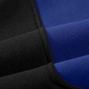 Sudadera con Capucha para Hombre, Diseño de Paneles en Color Negro, Azul y Blanco, Corte Regular, Estilo Casual, para Otoño - Product Image 4