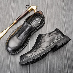 Chaussures de bureau en cuir véritable pour hommes avec semelle extérieure résistante à l'usure et semelle intérieure respirante, chaussures formelles - Product Image 2