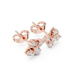 Luxury Quality Jewelry Wholesale Filigree Earrings Diamond VVS1 Woman Engagement 925 <b>Silver</b> Mossanite Earrings <b>Stud</b> - Product Image 2