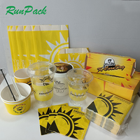 Gobelets à café jetables en papier biodégradable de haute qualité avec impression de logo personnalisé et couvercles pour les magasins de café