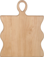 Planche à découper en bois OEM avec poignée en boucle |   Planche à servir et à découper en gros