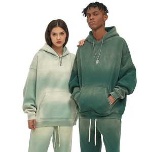 Sweat à capuche en jersey de haute qualité pour homme, design personnalisable, 100 % coton, écologique, effet délavé à l'acide - Product Image 5