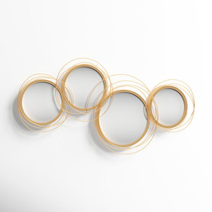 ศิลปะบนผนังที่มีคุณภาพสูงด้วยโลหะรูปทรงกลมงานฝีมือศิลปะฝาผนังดีไซน์เฉพาะสำหรับขายโดยผู้ส่งออกอินเดีย - Product Image 3