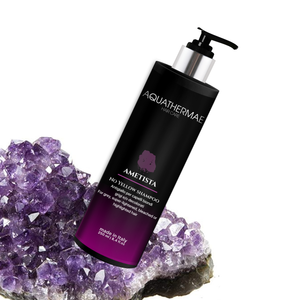 Aquathermae No Yellow Silver Liquid Shampoo Professional <b>Hair</b> Care Nourishing & Moisturizing Treatment for Blonde & Grey <b>Hair</b> - Product Image 5