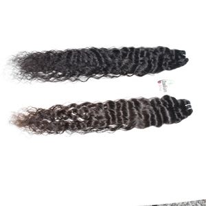 Excelente Producto al por Mayor: Extensiones de Cabello Humano Virgen Natural Remy de Doble Trama, Ondulado, Negro, de Templo Indio, Barato, Crudo, Procesado a Máquina - Product Image 5